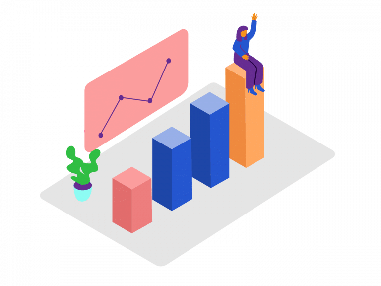 grafik omzet